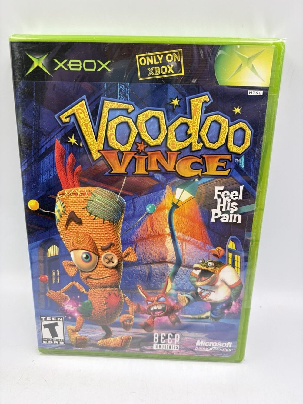 Voodoo Vince (Microsoft Xbox, 2003) Brand New SEALED